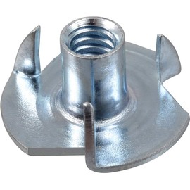 Hillman 180291 Pronged Tee Nut, 8-32, 100-Pack , Zinc