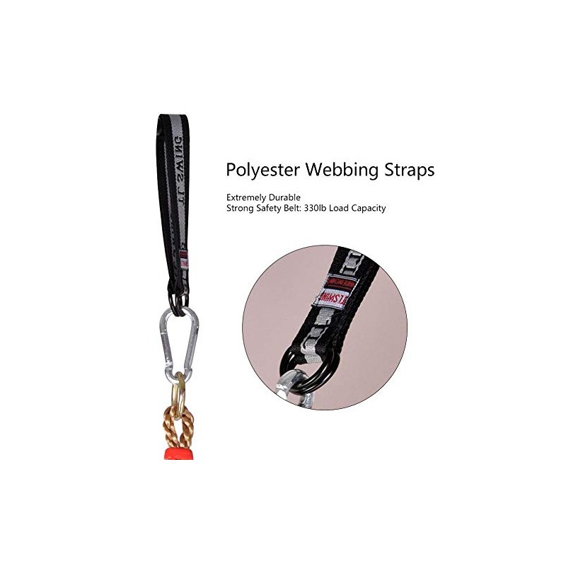 Keenso Tree Swing Straps Strong Seat Belt Hammock Swing Straps