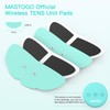 Tens Unit Wireless Electrode Pads 4 Pack, with Standard 3.5mm