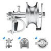 Sliding Gate Rollers Hardware Kit, Galvanized Steel Rolling Gate Wheels