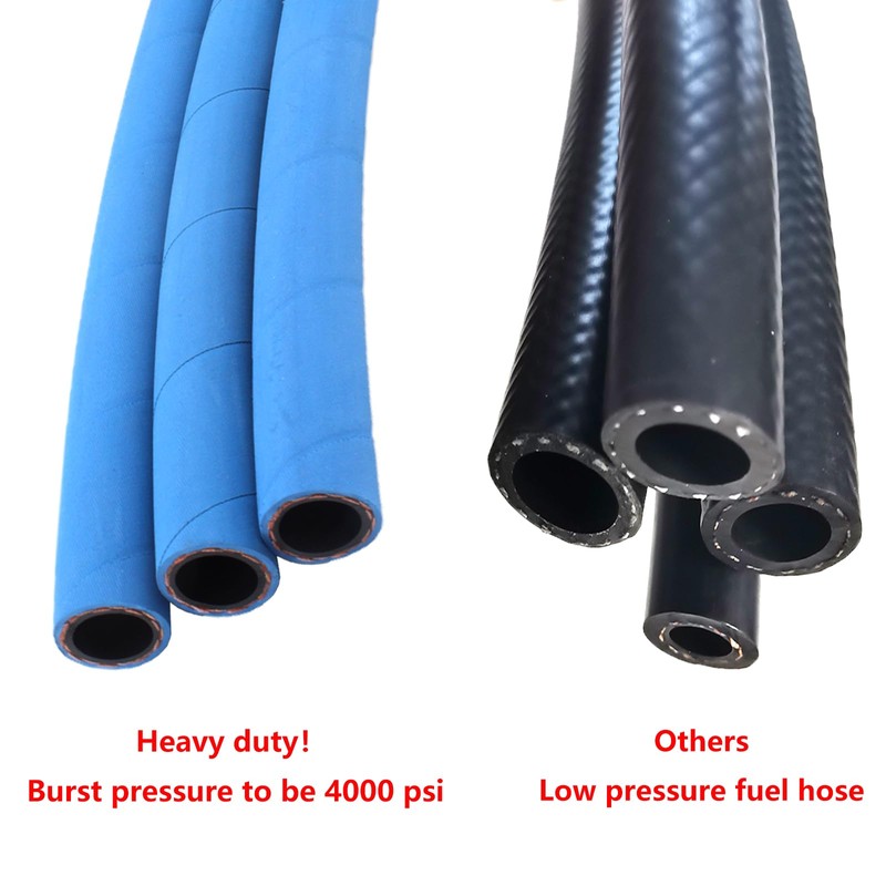 Fuel Line Hose 6AN 3/8" High Pressure Hose 750PSI for