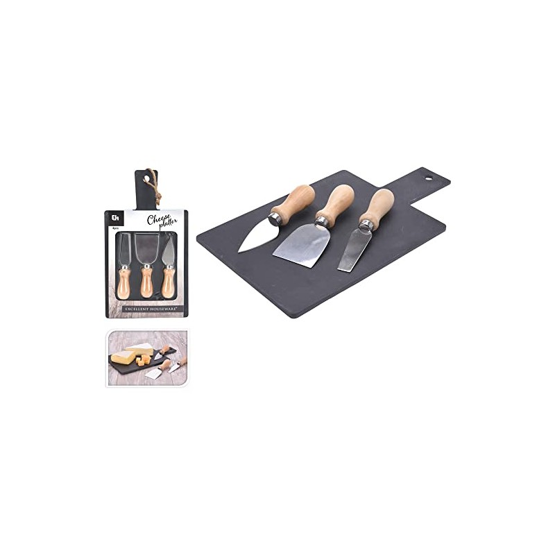Excellent Cheese Table Slate Set of 4