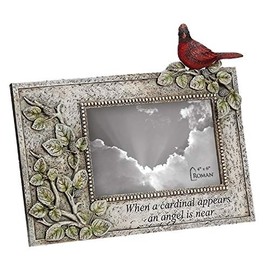 Roman Giftware Inc., Memorial Collection, 8.5" H Cardinal Memorial Frame,Religious, Inspirational, Durable (1x10x8)