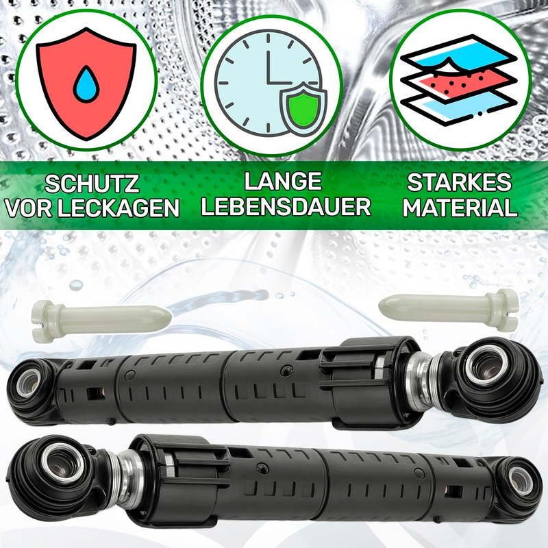 Set of 2 Shock Absorbers Washing Machine 90N Diameter 8/11