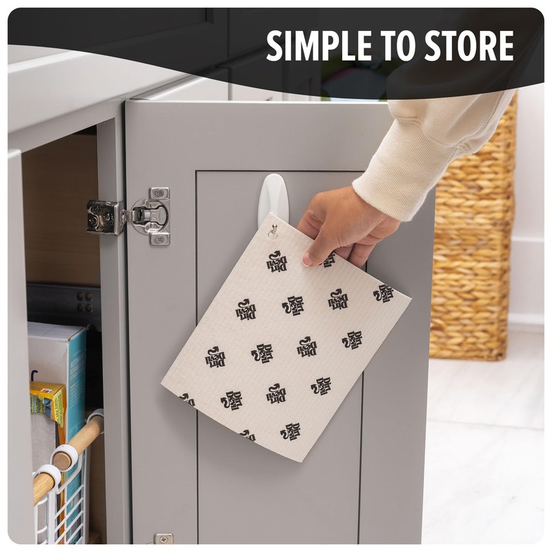 Dirt Devil Reusable Paper Towel, Machine Washable Cleaning Cloth, Multi-Purpose