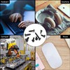 200Pcs Black Stainless Steel Round Head Self-tapping Screws Assortment Kit