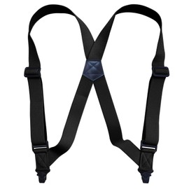 COMFYIZM Suspender Holster, 2-Point Closure, Easy to Put on and Take Off, Rust Free, Work Hanging Band, Men's, Black