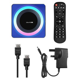 Tiardey Android TV Box: Android 13.0, 4GB Ram, 64GB Rom, Allwinner RK3528 Chip, WIFI6/6K/HDR10+/Bluetooth 5.0/Dual-band Wifi/100M Ethernet