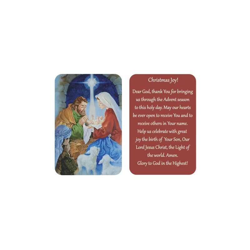 *CHRISTMAS Holy Card/Wallet Size-"Christma