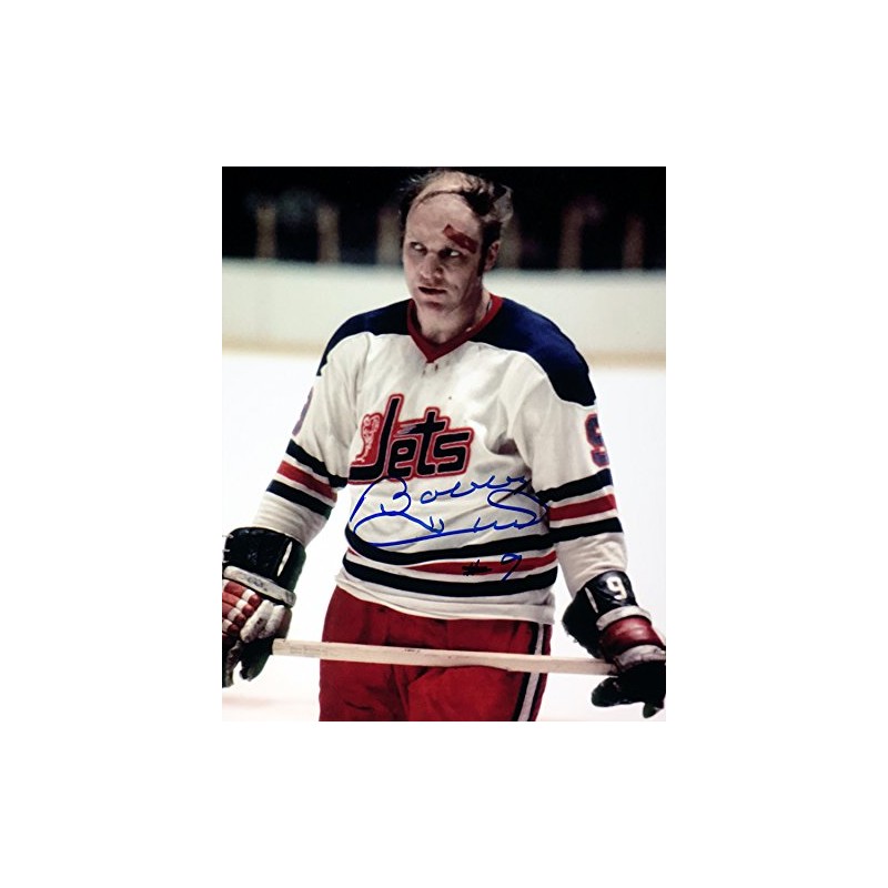 Bobby Hull Autographed 8x10 Photograph (Bloody) - Winnipeg