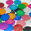 Round Aluminum Engraving Blanks Tags Stamping Blanks 25pcs Diameter 4cm