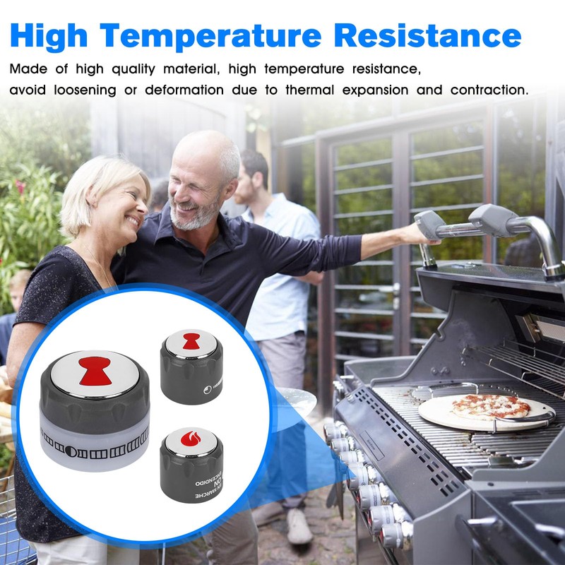 67692 Grill Control K nobs Kit Replacement Weber Summit 660