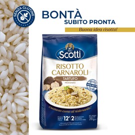 Riso Scotti - Risotto al Tartufo - Riso Carnaroli Senza Glutine - 210 gr