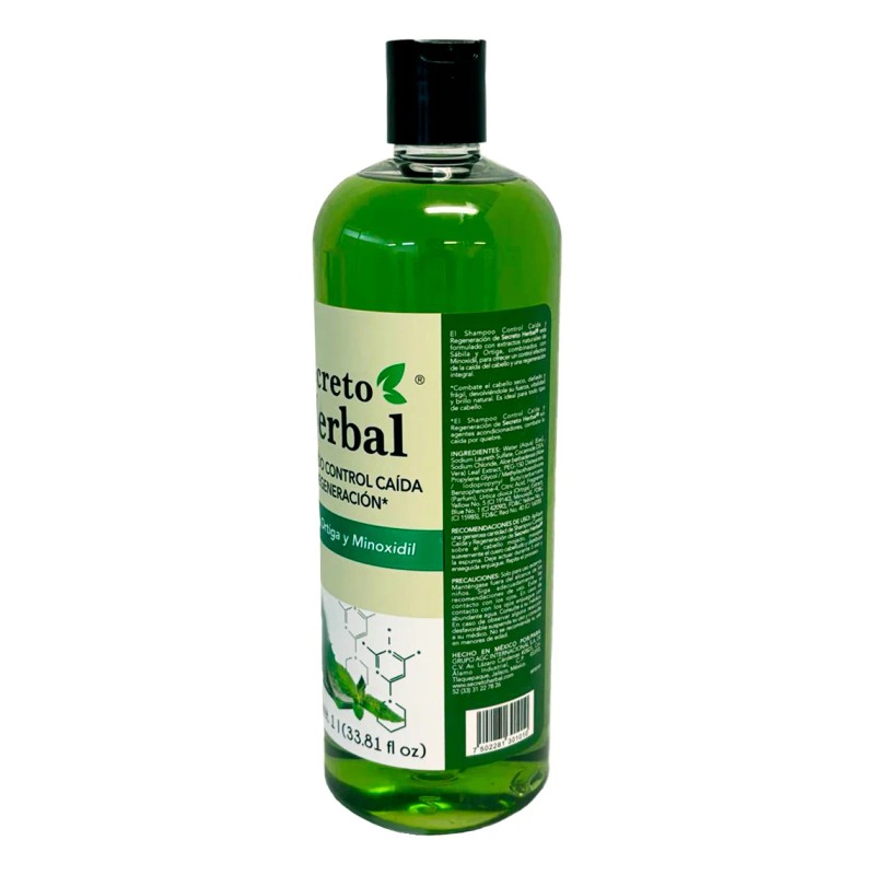 Secreto Herbal Shampoo Familiar Sábila Orgánica 1l
