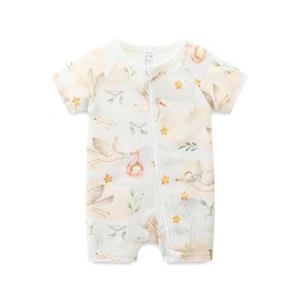 Baby Boy's Clothing 12-18 Months Swan Printed Birthday Gift for Little Kid