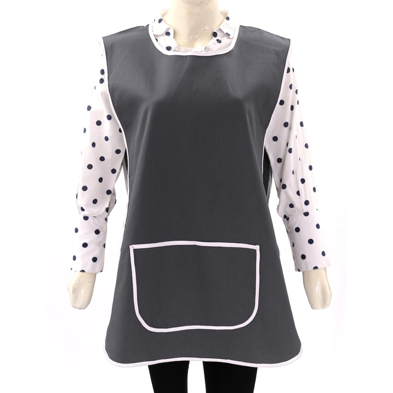 LINEN CLOSET Womens Tabards with Pockets for Men Ladies Cleaning