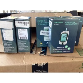 Metene TD-4116 Blood Glucose Monitoring System 450 Memory Sets 100 testing strip