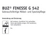 Buzil Möbelpflege Buz Finesse G542, gebrauchsfertig, 1 Stück = 300