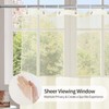MitoVilla Extra Long 72 x 84 Shower Curtain Set with