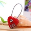 Mini Love Heart Lock,Red Heart Padlock, Mini Code Lock, Wire