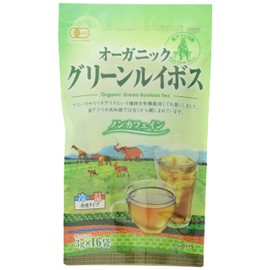 Sanyo Shoji Organic Green Rooibos Tea Pack, 1.7 oz (48 g) x 3 Bags