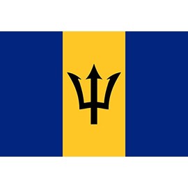 Barbados Large 5' x 3', Weather-Resistant Polyester Outdoor Flag