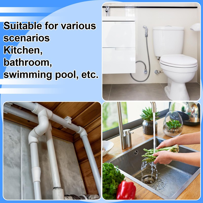 Pushglossy 4" X 3" PVC Pipe Fitting Compatible with 429-E