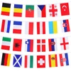 2024 Flags Bunting Suited for Euro Football Championship, Double Sides
