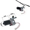 Universal UTV Windshield Wiper Kit, 2Pcs Electric 90 Degree 16"