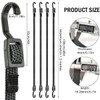 OctBird Adjustable Tension Elastic Straps with Hooks, Expander with Metal