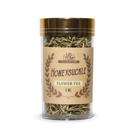 USTCM Honeysuckle Flower Tea Fragrant Honeysuckle Tea Leaves 100% Natural (2oz)