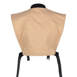 Bnigung Women's Sexy Crop Cargo Vest Sleeveless Buckle Zip Up Vest Jacket Tops Steampunk Streetwear with Pockets(Khaki,M)