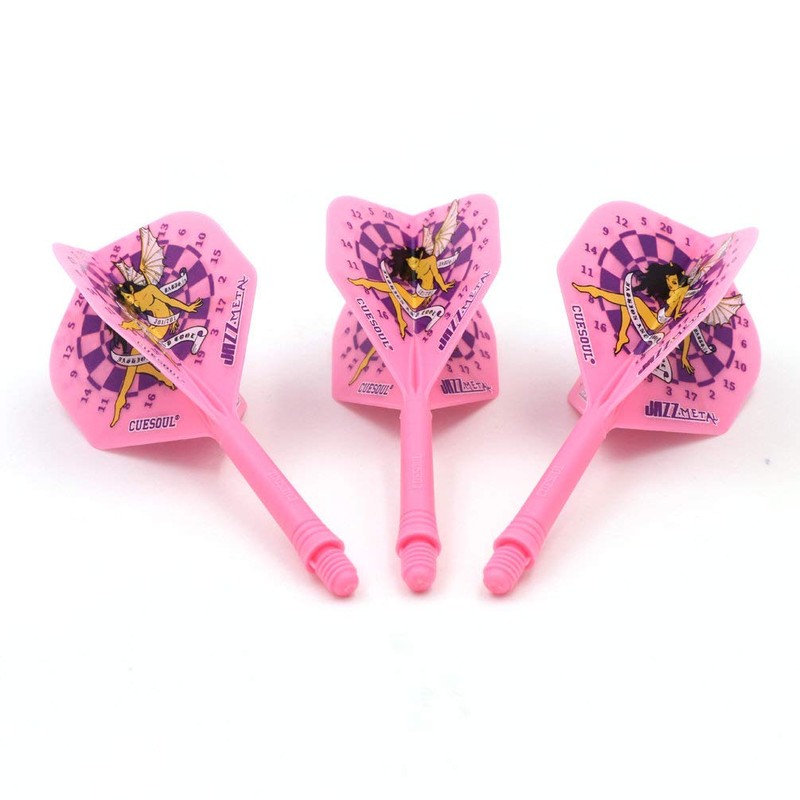CUESOUL Integrated Dart Shaft and Flights in Standard Shape, Set