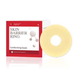 Moldable Ostomy Barrier Rings - Barrier Rings for Ostomy Bags - Sting-Free Hydrocolloid Ileostomy Elastic Ostomy Rings Seal for Colostomy Bags (4mm 30PCS)