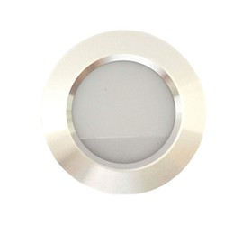 12V Recessed LED Under Cabinet Light - RV Camper Trailer Boat Ceiling Lights, Aluminum 3W 300lm Soft 3000k Warm White Pack of 6