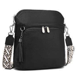 FALAN MULE Crossbody Bags for Women Trendy Soft Leather Hobo Purses Shoulder Handbags With Tassel