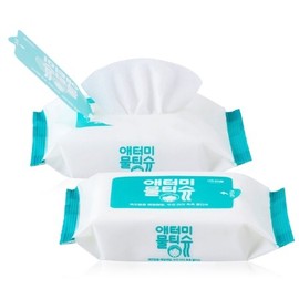 Atomy wet wipes 20 sheets, 8 packs / 애터미 물티슈 20매 8개입