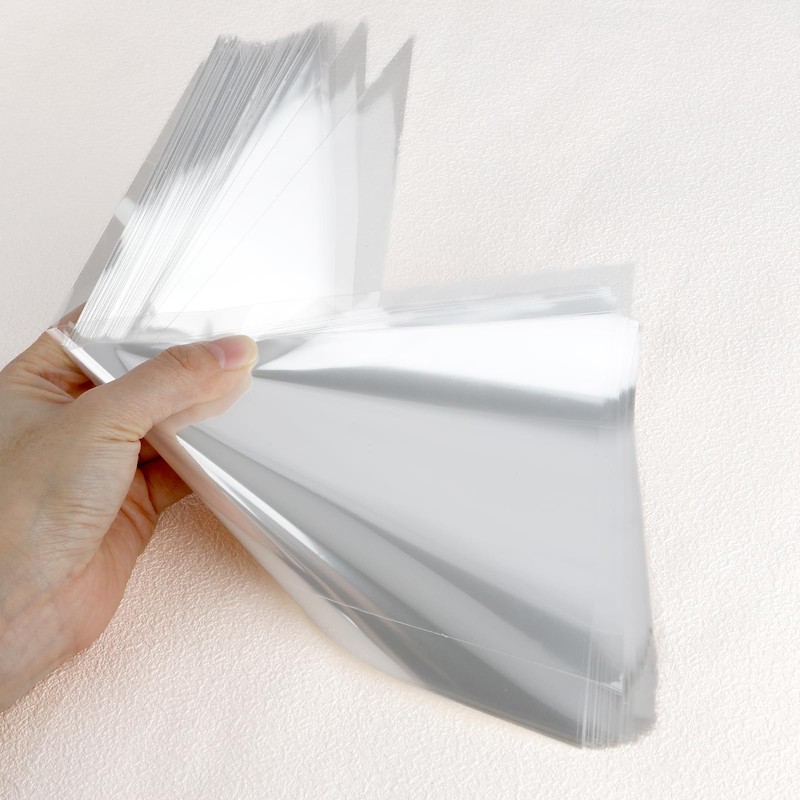100 Pieces Cone Shaped Treat Bags, Cone Shaped Cellophane Treat