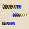 LWTZLW Fall Leopard Press on Nails Short Square Fake Nails
