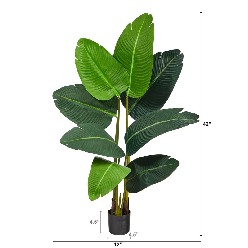 Nearly Natural 3.5ft. Travelers Palm Artificial Tree