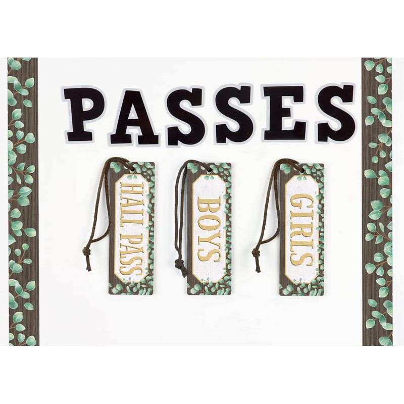 Teacher Created Resources Eucalyptus Magnetic Boys Pass (TCR77475)