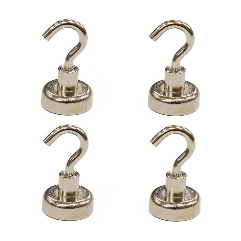 Magnetic Hooks 40 Lbs - 20 pcs, Magnetic Hooks for