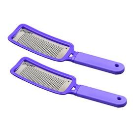 Baluue 2pcs Callus Pedicure Tool Foot File Dead Skin Remover Foot Grinding Tool for Smooth Random Color