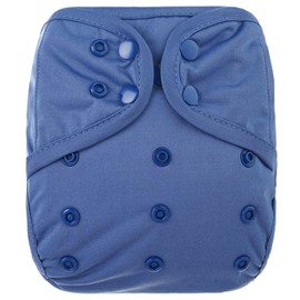 OsoCozy One Size Cloth Diaper Covers - Adjustable Snap Fit & Double Leg Gussets for Baby Boys & Girls from 8-35 Pounds. Use with Prefold, Flat or Fitted Cloth Diapers or Snap-in Inserts.