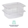 ECO PRODUCTS Compostable 48oz Clear Large Rectangular Deli Containers With