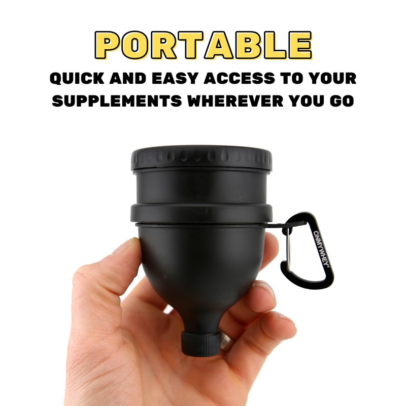 ONMYWHEY Shaker Bottle 20oz + Protein Powder Funnel 120ml