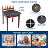 Yikko Chair Seat Covers, High-Density Check Jacquard Ekedalen Seat Covers