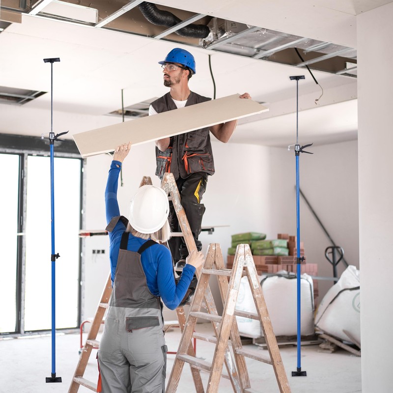 ENISPERA Cabinet Jack Support Pole, 19.7-114.2" Adjustable 3rd Hand Tool,