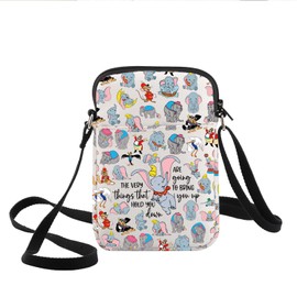 KEYCHIN Fly Elephant Crossbody Bag Elephant Cartoon Gifts Are Going To Boring You Up Shoulder Bag Cartoon Movie Merchandise, Are Going Cb