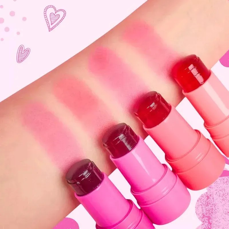Rubor Jelly Blush Labial Gelatina 4 Tonos Rojo
